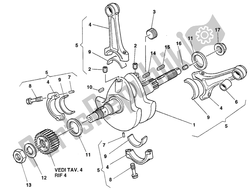 Wszystkie części do Wa? Korbowy Ducati Supersport 400 SS 1995